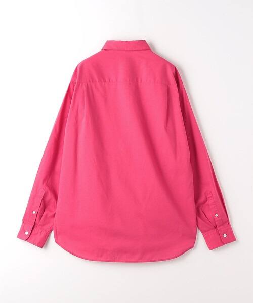 green label relaxing（グリーンレーベルリラクシング）の「コットン シルク ボイル ジャストルーズ シャツ（シャツ/ブラウス・メンズ・ピンク/ロイヤルブルー/ダークグレー・XL/M/S/L）」の22枚目の写真