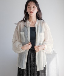 シアーバンドシャツ　991800