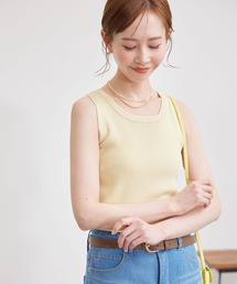 メタルライクヤーンニットインナー