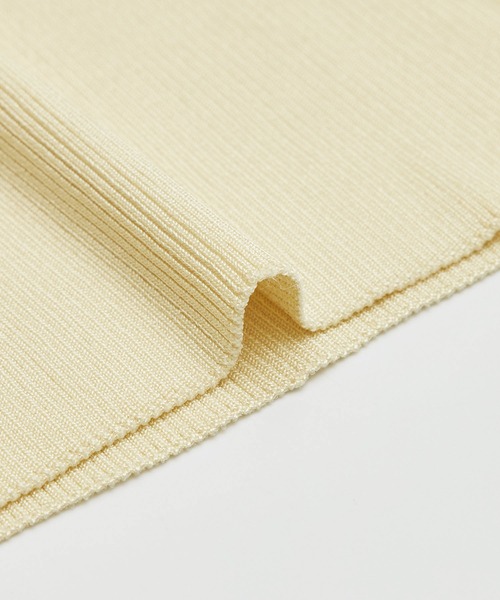 ROPE' PICNIC（ロペピクニック）の「メタルライクヤーンニットインナー（タンクトップ・レディース・ブラック/ホワイト/クリーム・38）」の17枚目の写真