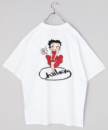 chillax（チラックス）の「限定展開 CHILLAX/チラックス BETTY CircleLogo S/S TEE / クルーネックTシャツ / バックプリント / 242CL1ST109（Tシャツ/カットソー）」