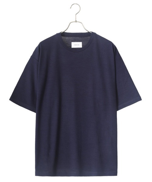 PORT BY ARK（ポートバイアーク）の「PORT BY ARK / ポートバイアーク：Wool S/S T-Shirt：PO15-T002[COR]（Tシャツ/カットソー・メンズ・ブラック/ネイビー・1/2）」の7枚目の写真