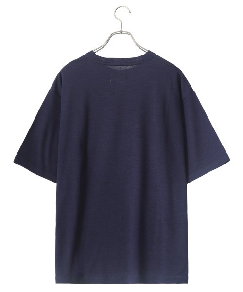 PORT BY ARK（ポートバイアーク）の「PORT BY ARK / ポートバイアーク：Wool S/S T-Shirt：PO15-T002[COR]（Tシャツ/カットソー・メンズ・ブラック/ネイビー・1/2）」の8枚目の写真