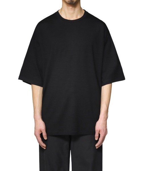 PORT BY ARK（ポートバイアーク）の「PORT BY ARK / ポートバイアーク：Wool S/S T-Shirt：PO15-T002[COR]（Tシャツ/カットソー・メンズ・ブラック/ネイビー・1/2）」の11枚目の写真