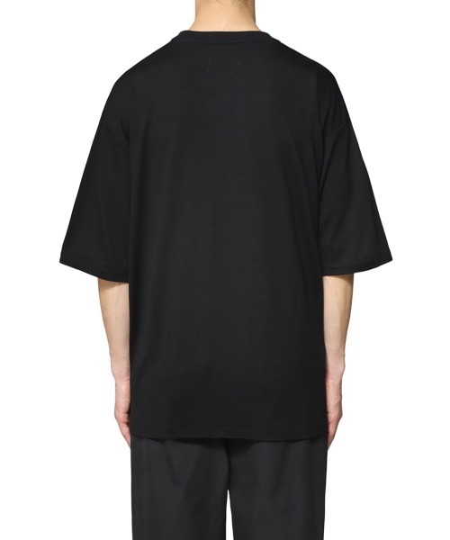 PORT BY ARK（ポートバイアーク）の「PORT BY ARK / ポートバイアーク：Wool S/S T-Shirt：PO15-T002[COR]（Tシャツ/カットソー・メンズ・ブラック/ネイビー・1/2）」の13枚目の写真