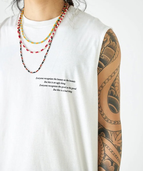 DIET BUTCHER(ダイエットブッチャー)の「DIET BUTCHER/ダイエットブッチャー Beads necklace collaboration with Adder ネックレス(ネックレス・メンズ・グリーン系/レッド系・FREE)」の9枚目の写真