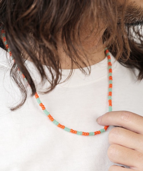DIET BUTCHER(ダイエットブッチャー)の「DIET BUTCHER/ダイエットブッチャー Beads necklace collaboration with Adder ネックレス(ネックレス・メンズ・グリーン系/レッド系・FREE)」の13枚目の写真