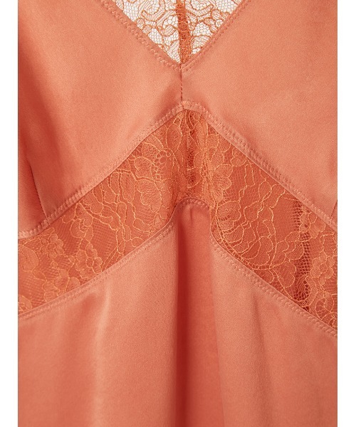 FRAY I.D（フレイアイディー）の「サンドウォッシュシルクキャミ（キャミソール・レディース・ブラック/アイボリー/オレンジ・FREE）」の17枚目の写真