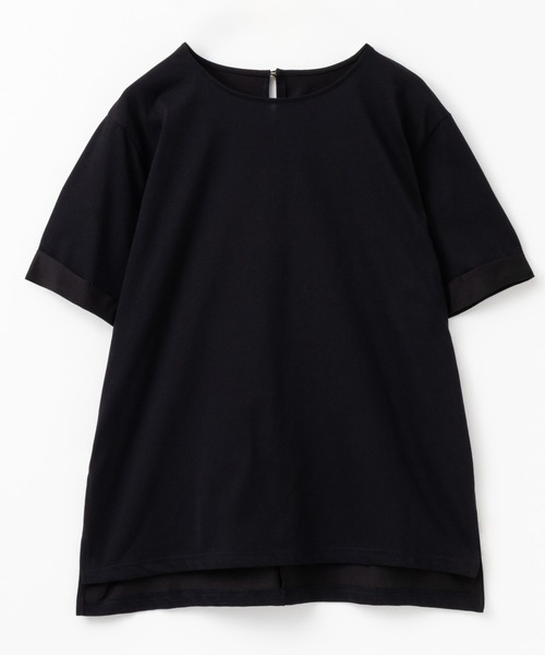 NAVY(ネイビー)の「NAVY 冷感 UVカット ドライ キレイ見えTシャツ(Tシャツ/カットソー・レディース・ベージュ/ホワイト/ブラック・L/M/XL/S)」の12枚目の写真