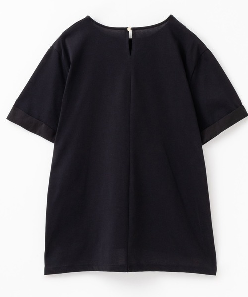 NAVY(ネイビー)の「NAVY 冷感 UVカット ドライ キレイ見えTシャツ(Tシャツ/カットソー・レディース・ベージュ/ホワイト/ブラック・L/M/XL/S)」の13枚目の写真