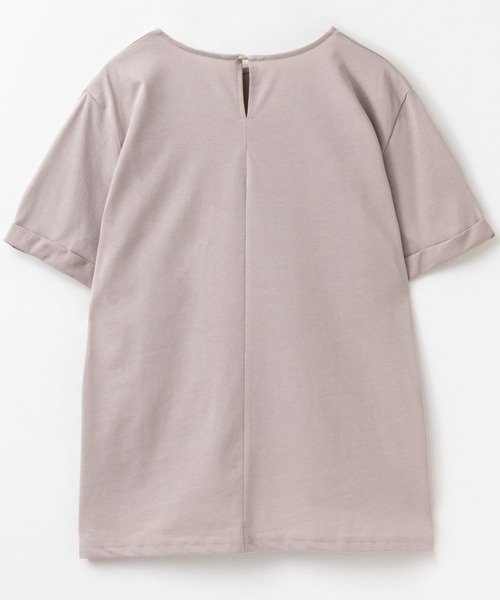 NAVY(ネイビー)の「NAVY 冷感 UVカット ドライ キレイ見えTシャツ(Tシャツ/カットソー・レディース・ベージュ/ホワイト/ブラック・L/M/XL/S)」の15枚目の写真