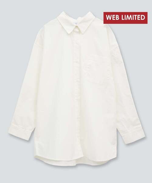 CONVERSE TOKYO（コンバーストウキョウ）の「【WEB LIMITED】STAR★ PATCH SHIRT（シャツ/ブラウス・レディース・ホワイト/ベージュ/カーキ/ブラック・FREE）」の2枚目の写真