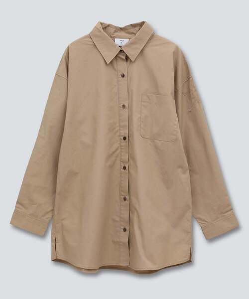 CONVERSE TOKYO（コンバーストウキョウ）の「【WEB LIMITED】STAR★ PATCH SHIRT（シャツ/ブラウス・レディース・ホワイト/ベージュ/カーキ/ブラック・FREE）」の15枚目の写真