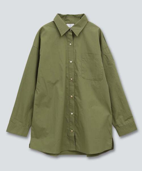 CONVERSE TOKYO（コンバーストウキョウ）の「【WEB LIMITED】STAR★ PATCH SHIRT（シャツ/ブラウス・レディース・ホワイト/ベージュ/カーキ/ブラック・FREE）」の17枚目の写真