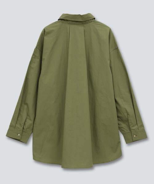 CONVERSE TOKYO（コンバーストウキョウ）の「【WEB LIMITED】STAR★ PATCH SHIRT（シャツ/ブラウス・レディース・ホワイト/ベージュ/カーキ/ブラック・FREE）」の18枚目の写真