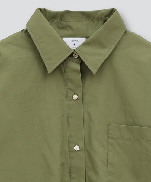 CONVERSE TOKYO（コンバーストウキョウ）の「【WEB LIMITED】STAR★ PATCH SHIRT（シャツ/ブラウス・レディース・ホワイト/ベージュ/カーキ/ブラック・FREE）」の19枚目の写真