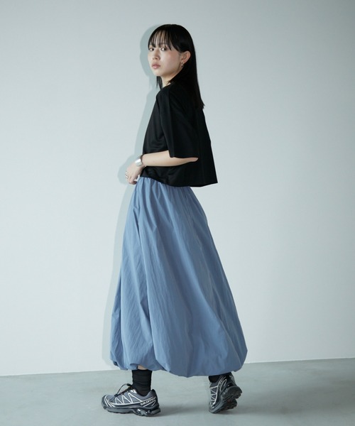 Aunt Marie's(アントマリーズ)の「ナイロンバルーンスカート(スカート・レディース・ブラック/アイボリー/ブルー・FREE)」の15枚目の写真