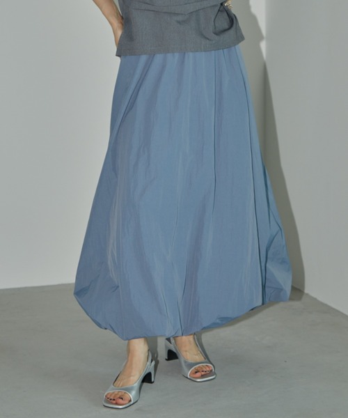 Aunt Marie's(アントマリーズ)の「ナイロンバルーンスカート(スカート・レディース・ブラック/アイボリー/ブルー・FREE)」の21枚目の写真