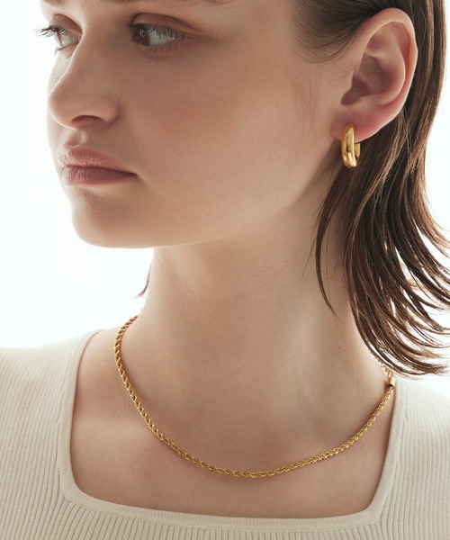 CENE(セネ)の「【CENE】セネ/ボリュームシィクフープピアス(ピアス(両耳用)・レディース・ゴールド/シルバー・FREE)」の17枚目の写真