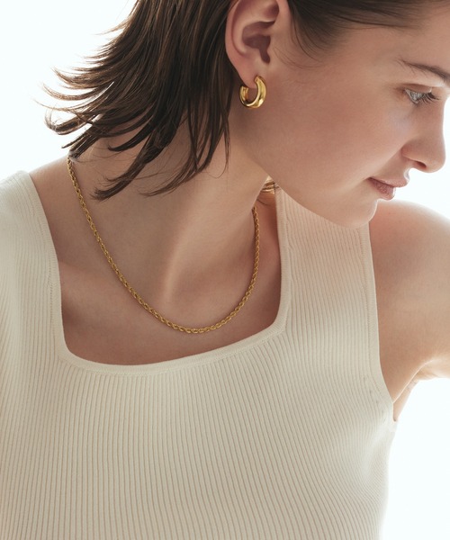 CENE(セネ)の「【CENE】セネ/ボリュームシィクフープピアス(ピアス(両耳用)・レディース・ゴールド/シルバー・FREE)」の18枚目の写真