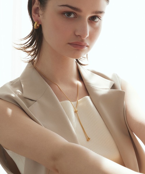 CENE(セネ)の「【CENE】セネ/ボリュームシィクフープピアス(ピアス(両耳用)・レディース・ゴールド/シルバー・FREE)」の13枚目の写真