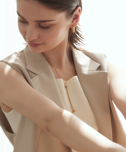 CENE(セネ)の「【CENE】セネ/ボリュームシィクフープピアス(ピアス(両耳用)・レディース・ゴールド/シルバー・FREE)」の14枚目の写真