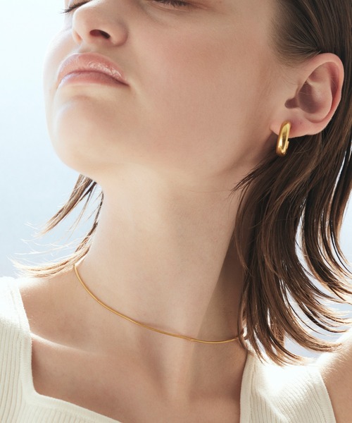 CENE(セネ)の「【CENE】セネ/ボリュームシィクフープピアス(ピアス(両耳用)・レディース・ゴールド/シルバー・FREE)」の21枚目の写真