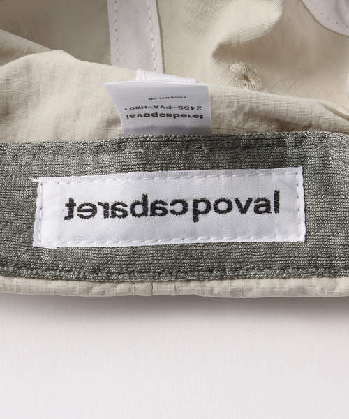 cabaret poval(キャバレーポバール)の「CABARET POVAL / キャバレーポバール Nylon Ripstop 6-Panel(キャップ・メンズ・オレンジ/ホワイト×ホワイト/ブラック・FREE)」の14枚目の写真