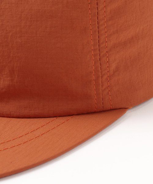 cabaret poval(キャバレーポバール)の「CABARET POVAL / キャバレーポバール Nylon Ripstop 6-Panel(キャップ・メンズ・オレンジ/ホワイト×ホワイト/ブラック・FREE)」の9枚目の写真