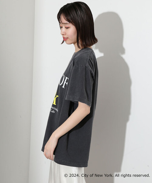 SLOBE IENA（スローブイエナ）の「《追加》 GOOD ROCK SPEED / グッドロックスピード NEWYORK Tシャツ 24NYC016W（Tシャツ/カットソー・レディース・ホワイト/グレー・FREE）」の10枚目の写真