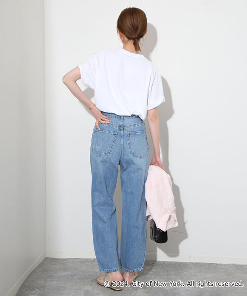 SLOBE IENA（スローブイエナ）の「《追加》 GOOD ROCK SPEED / グッドロックスピード NEWYORK Tシャツ 24NYC016W（Tシャツ/カットソー・レディース・ホワイト/グレー・FREE）」の18枚目の写真