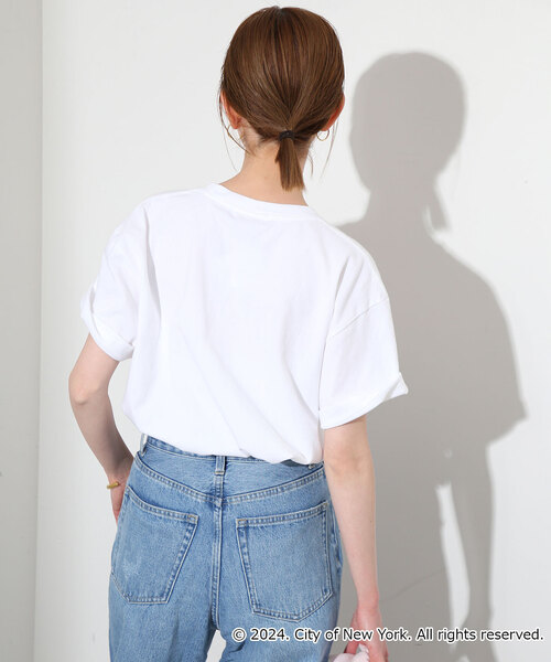SLOBE IENA（スローブイエナ）の「《追加》 GOOD ROCK SPEED / グッドロックスピード NEWYORK Tシャツ 24NYC016W（Tシャツ/カットソー・レディース・ホワイト/グレー・FREE）」の21枚目の写真