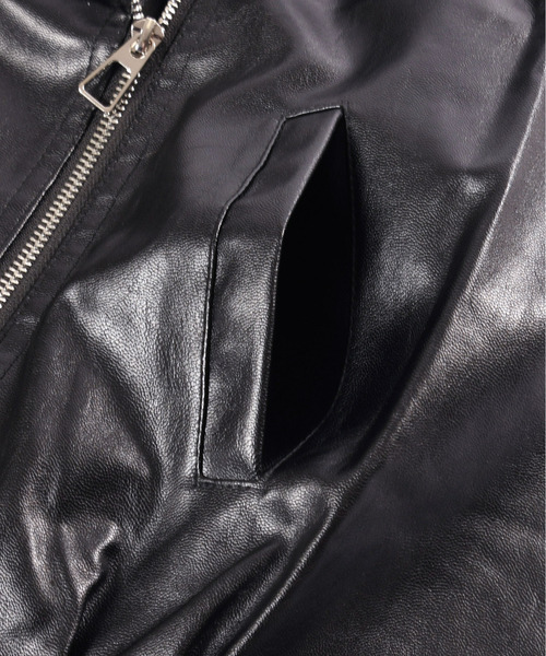 neos（ネオス）の「【neos】ルーズシルエット 合皮 ダブル ライダース ベスト（ベスト・メンズ・ブラック・MEDIUM/X-LARGE/LARGE）」の10枚目の写真