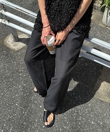 feepur | オーガンジーシアーワイドパンツ(その他パンツ)