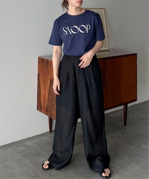 feepur（フェピュール）の「オーガンジーシアーワイドパンツ（その他パンツ・レディース・アイボリー/ブラック・SMALL/MEDIUM）」の16枚目の写真
