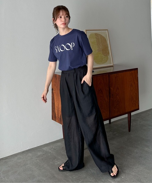 feepur（フェピュール）の「オーガンジーシアーワイドパンツ（その他パンツ・レディース・アイボリー/ブラック・SMALL/MEDIUM）」の19枚目の写真