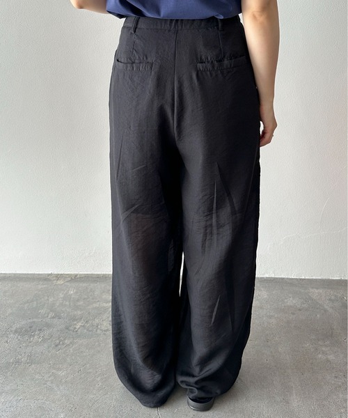 feepur（フェピュール）の「オーガンジーシアーワイドパンツ（その他パンツ・レディース・アイボリー/ブラック・SMALL/MEDIUM）」の22枚目の写真