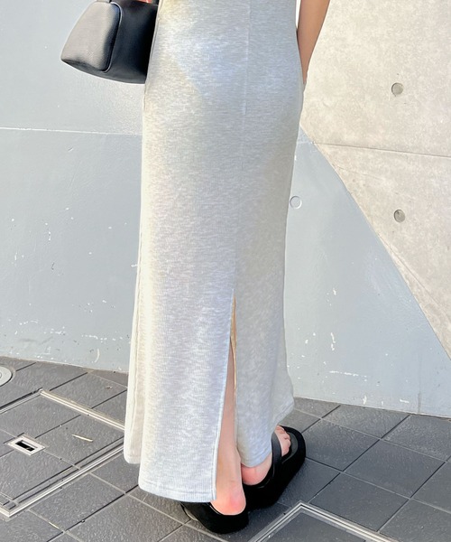 ABYS（アビス）の「カップ付きアメスリワンピース（ワンピース・レディース・ブラック/チャコールグレー/杢グレー・FREE）」の16枚目の写真