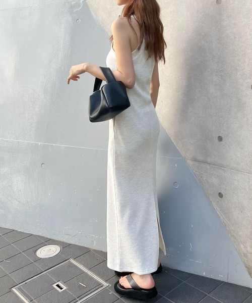 ABYS（アビス）の「カップ付きアメスリワンピース（ワンピース・レディース・ブラック/チャコールグレー/杢グレー・FREE）」の17枚目の写真