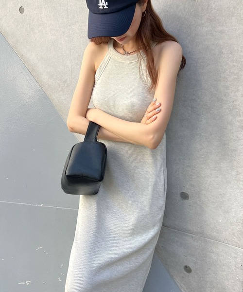 ABYS（アビス）の「カップ付きアメスリワンピース（ワンピース・レディース・ブラック/チャコールグレー/杢グレー・FREE）」の19枚目の写真