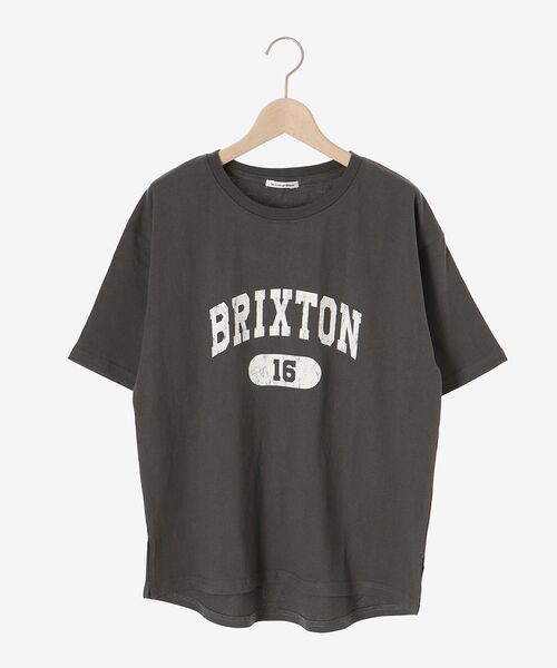 le.coeur blanc(ルクールブラン)の「BRIXTONロゴTシャツ(Tシャツ/カットソー・レディース・ベージュ/オフホワイト/ダークグレー・38)」の21枚目の写真