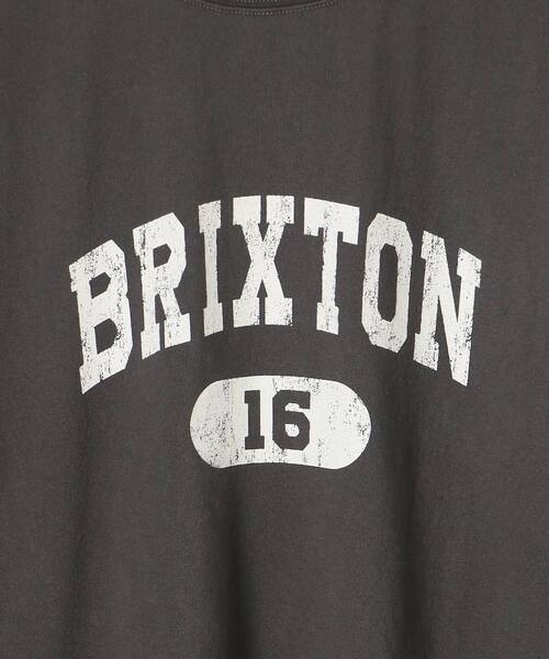 le.coeur blanc(ルクールブラン)の「BRIXTONロゴTシャツ(Tシャツ/カットソー・レディース・ベージュ/オフホワイト/ダークグレー・38)」の5枚目の写真