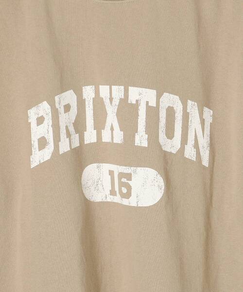 le.coeur blanc(ルクールブラン)の「BRIXTONロゴTシャツ(Tシャツ/カットソー・レディース・ベージュ/オフホワイト/ダークグレー・38)」の7枚目の写真