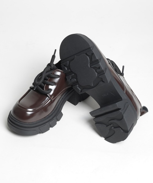 shoes365(シューズスリーシックスファイヴ)の「【shoes365】厚底ドレスシューズ(ドレスシューズ・レディース・ブラウン/ブラック・22.5cm/23.0cm/23.5cm/24.0cm/24.5cm/25.0cm)」の6枚目の写真