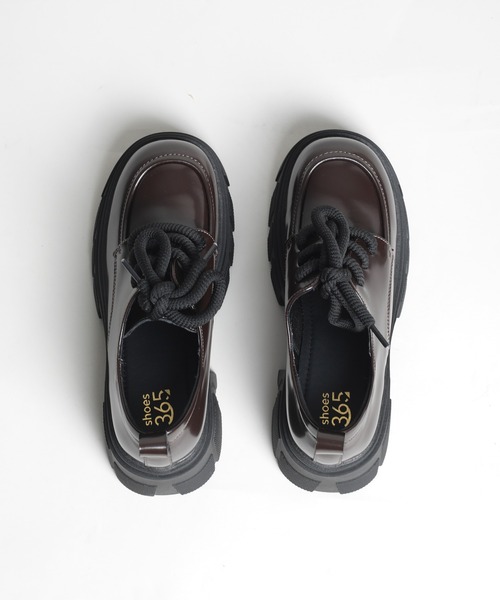 shoes365(シューズスリーシックスファイヴ)の「【shoes365】厚底ドレスシューズ(ドレスシューズ・レディース・ブラウン/ブラック・22.5cm/23.0cm/23.5cm/24.0cm/24.5cm/25.0cm)」の7枚目の写真
