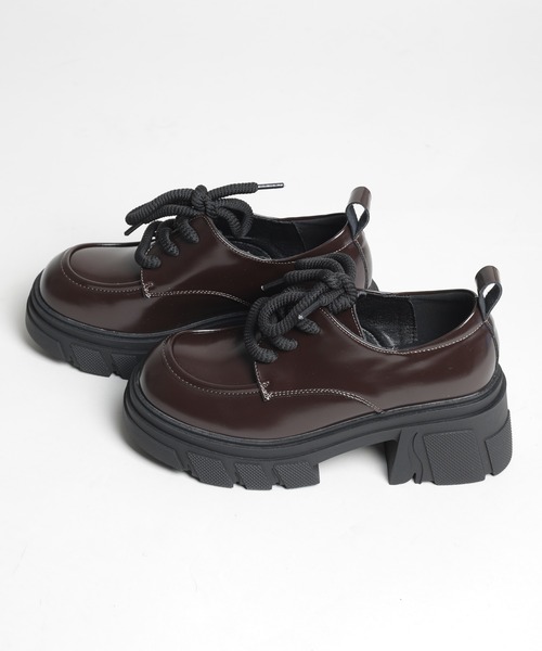 shoes365(シューズスリーシックスファイヴ)の「【shoes365】厚底ドレスシューズ(ドレスシューズ・レディース・ブラウン/ブラック・22.5cm/23.0cm/23.5cm/24.0cm/24.5cm/25.0cm)」の8枚目の写真