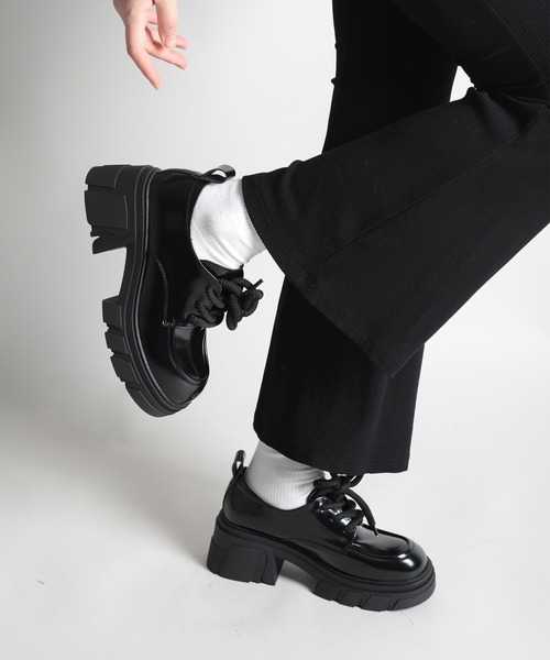 shoes365(シューズスリーシックスファイヴ)の「【shoes365】厚底ドレスシューズ(ドレスシューズ・レディース・ブラウン/ブラック・22.5cm/23.0cm/23.5cm/24.0cm/24.5cm/25.0cm)」の19枚目の写真