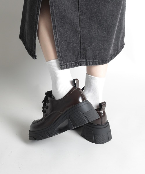 shoes365(シューズスリーシックスファイヴ)の「【shoes365】厚底ドレスシューズ(ドレスシューズ・レディース・ブラウン/ブラック・22.5cm/23.0cm/23.5cm/24.0cm/24.5cm/25.0cm)」の21枚目の写真