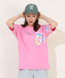 親子お揃い タイダイロゴ Tシャツ 9518A