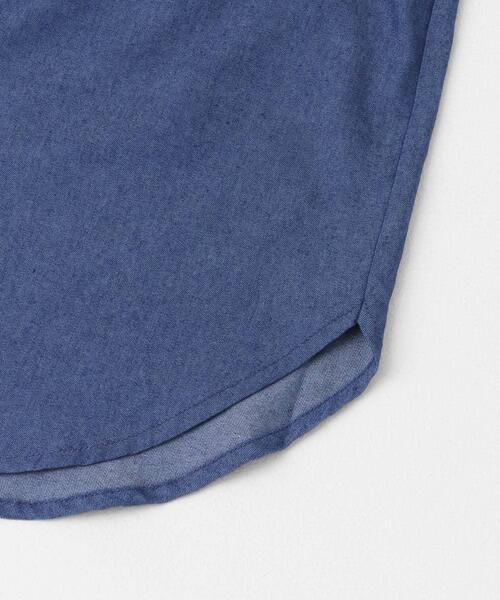 ITEMS URBANRESEARCH(アイテムズ アーバンリサーチ)の「TCインディゴ バンドカラー半袖シャツ(シャツ/ブラウス・メンズ・ブルー/ライトブルー/ネイビー・LARGE/MEDIUM)」の20枚目の写真